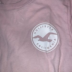 Pink and white ombré Hollister longsleeve